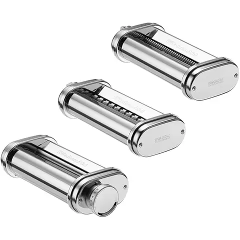 Kitchenaid 5KSMPRA Optional Accessory for all KitchenAid 3-Piece Pasta Attachment Food Processor, Single, 24.6 x 9.7 x 5.6 cm