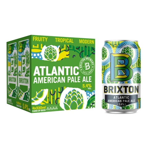 Brixton Brewery Atlantic A.P.A. 4 X 330Ml (Abv 5.4%)