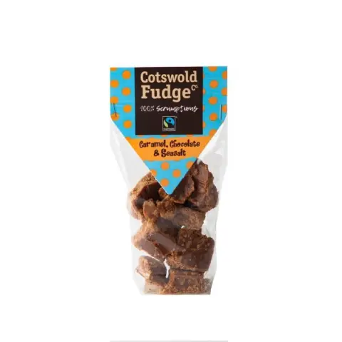 Cotswold Fudge Co - Chocolate, Caramel & Seasalt Fudge - 150g