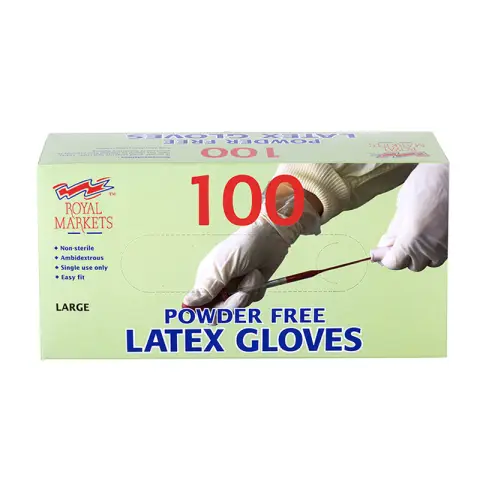 PFREE Latex Glove Large (Box/100)