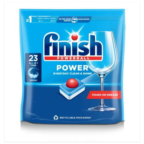 Finish Power All in One Dishwasher Tablets Regular - 23 Tabs