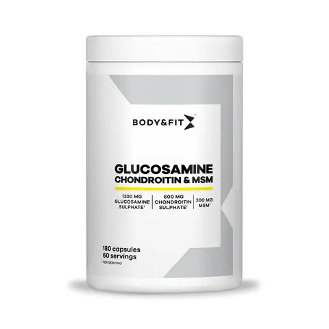 Body&Fit Glucosamine, Chondroïtine & MSM 180 stuks (2 maanden)