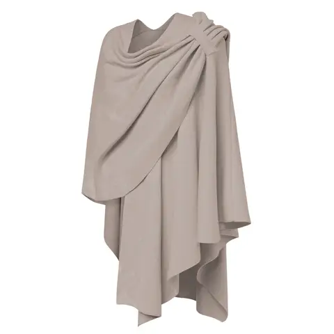 PULI Womens Shawl 18015 oatmealF