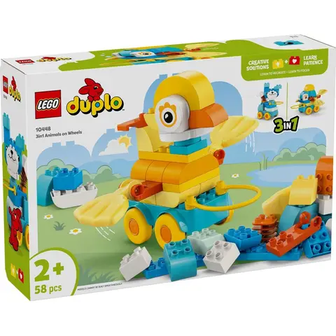 Lego - DUPLO Stad - 3-in-1 Dieren op Wielen (10448)