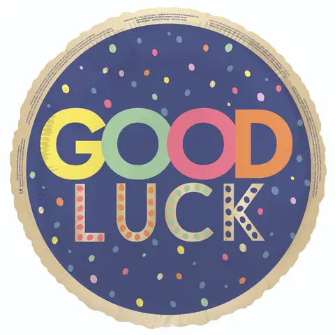 Unique Party Good Luck Foil Balloon, 45cm