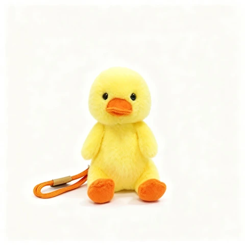 Peluche de canard assis - 15 cm