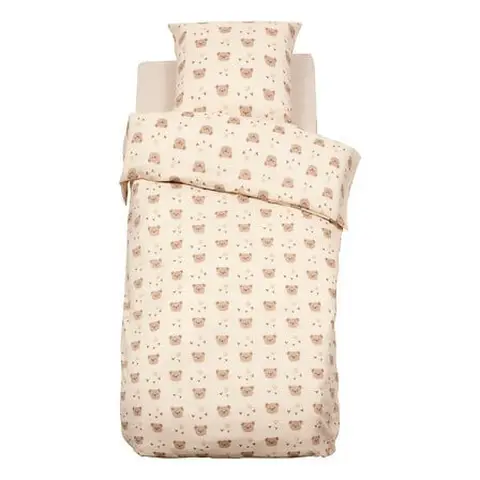 Gedrucktes Bettwäscheset 140 x 200 Bärenmuster