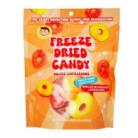 JOSH BOSH Freeze Dried Candy Peach Rings 56g