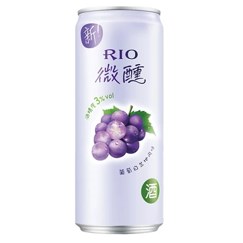 RIO Cocktail Lightly Tipsy (Grape Brandy Flavor) 330ml