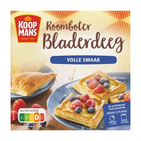 Koopman Bladerdeeg Boter - 450 g