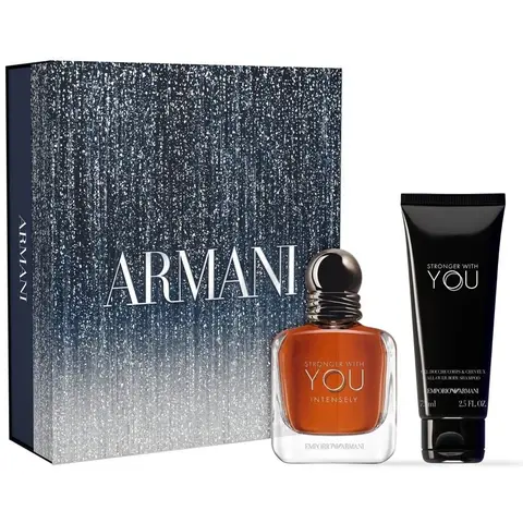 Giorgio Armani Stronger With You Intensely Eau de Parfum Intense 50 ml + 75 ml Set, 2 Stück