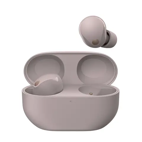 Sony WF1000XM5 Wireless In Ear Noise Cancelling Headphones - Smoky Pink