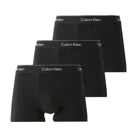 Calvin Klein 3er-Pack Trunks - Icon Cotton Stretch - Schwarz XL