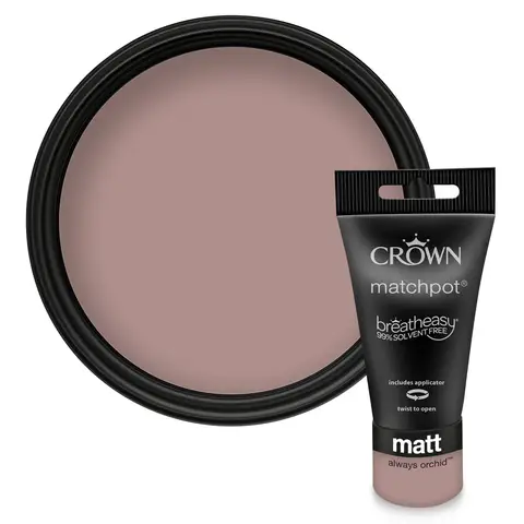 Crown Matt Emulsion Always Orchid 40ML