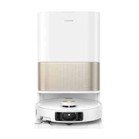 Dreame L40S Pro Ultra Saug- und Wischroboter, 19.000 Pa Saugkraft, KI Pathfinder Navigation, HyperStream DuoBrush, 75 °C Moppwäsche, Heißlufttrocknung, 5.200 mAh Akku, Weiß