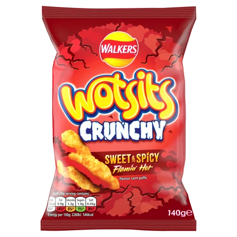 Wotsits Cruncy Sweet & Spicy 140g