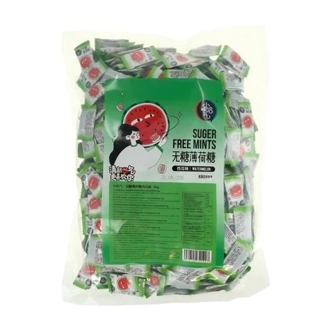 Xiao Ha Qi zuckerfreie Minzbonbons Wassermelone 1 kg