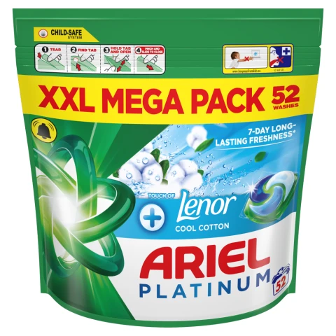 Ariel Platinum PODS, Washing Liquid Capsules 52 Washes