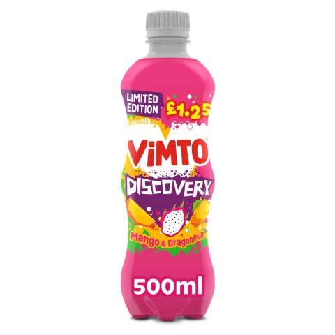Vimto Discovery Mango & Dragonfruit 500ML