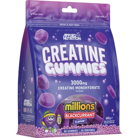 Applied Nutrition CREATINE Gummies Blackcurrant Millions -80 Gummies