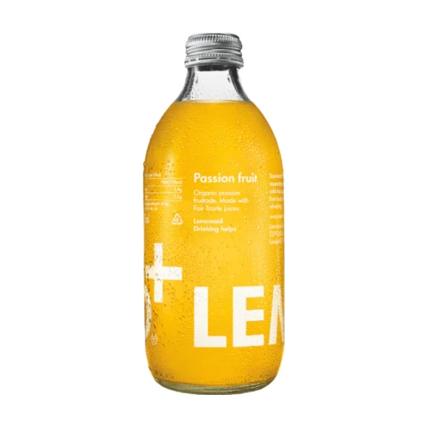 Lemonaid - Organic Passion Fruit Sparkling Soft Drink - 330ml