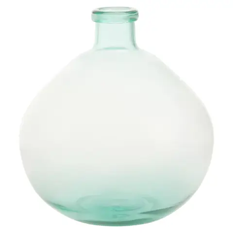 Bexley Blue Recycled Glass Vase