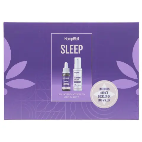 HEMPWELL - CBD & Sleep Starter Pack - 2000mg CBD Oil, Pillow Mist