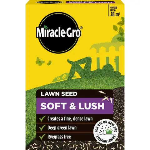 Miracle Gro Soft and Lush Lawn Seed 28m2