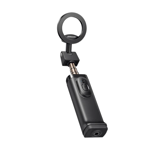 JOYROOM JR-ZS509 Magnetischer Selfie-Reise-Stick mit Standfunktion – kabellos, Bluetooth-fernbedienbar, Mini, tragbar, magnetisch, Fotografie – Schwarz