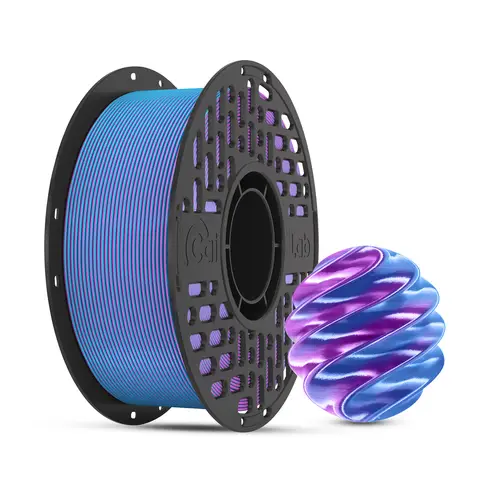 CAILAB 3D Printer Filament PLA Silk Dual Color - Rose&Azure