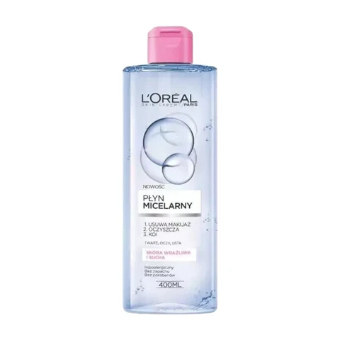 L'Oréal Paris Kostbare Blüten Reinigungswasser 400ml Empfindliche Haut [DE/PL Verpackung - Identische Inhaltsstoffe]