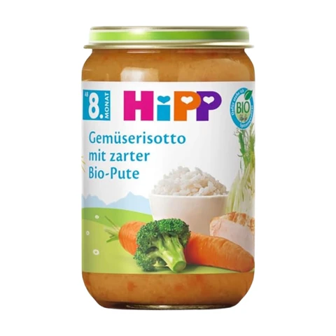 Hipp Gemüserisotto mit zarter Bio-Pute 6 x 220 g