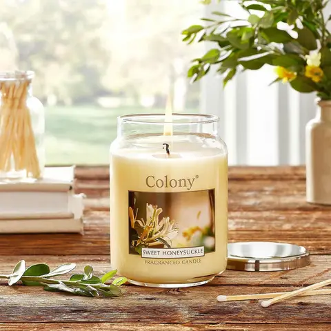 Wax Lyrical Candle Colony Sweet Honeysuckle 475g