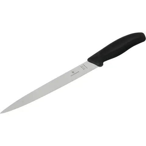 Victorinox Zwitserse klassieke fileermes - 20 cm, zwart