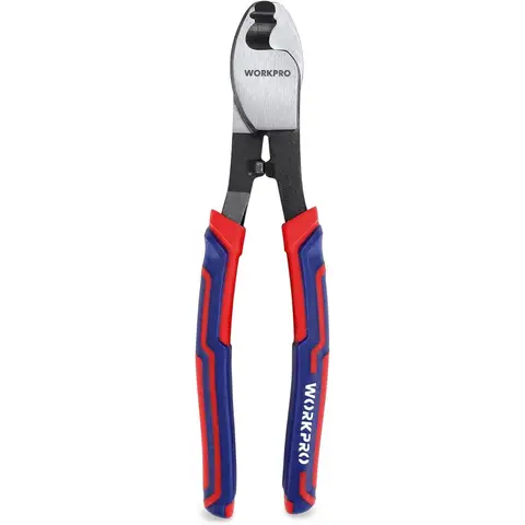 WORKPRO Kabelzange Hochkohlenstoffstahl Rutschfest Kupferdraht DIY 8Zoll 210mm