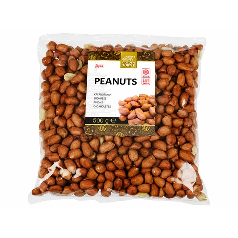 Golden Turtle for Chefs Premium Rauwe Pinda's Met Vlies 500 g
