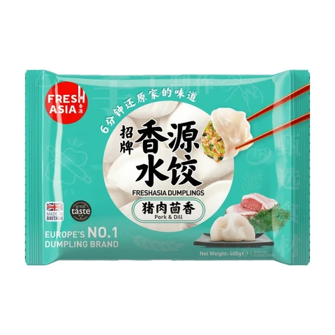 Freshasia Raviolis chinois saveur porc et fenouil - 400 g