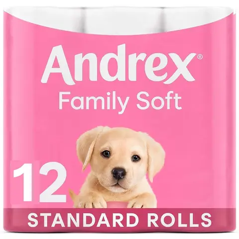 Andrex Family Soft Toilet Tissue 12 Rolls