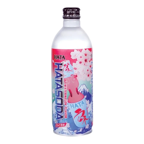 [Date courte] HATA Ramune Japonais Saveur Pastèque HATA JP 500ml