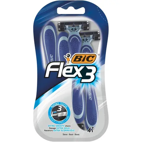 Bic Flex3 Men's Razors x4