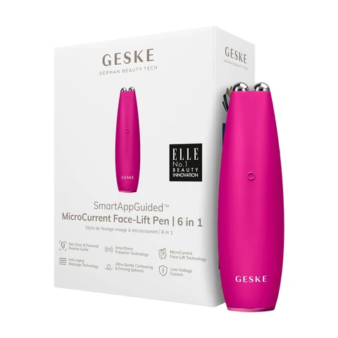 GESKE MicroCurrent Face-Lift Stift 6 in 1 Magenta