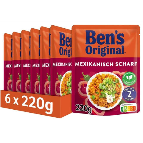 Ben's Original Express Reis Mexikanisch Scharf 220 g X 6
