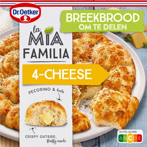 Dr. Oetker La Mia Familia 4-Kazen Pizza Tear Bread - 480 g