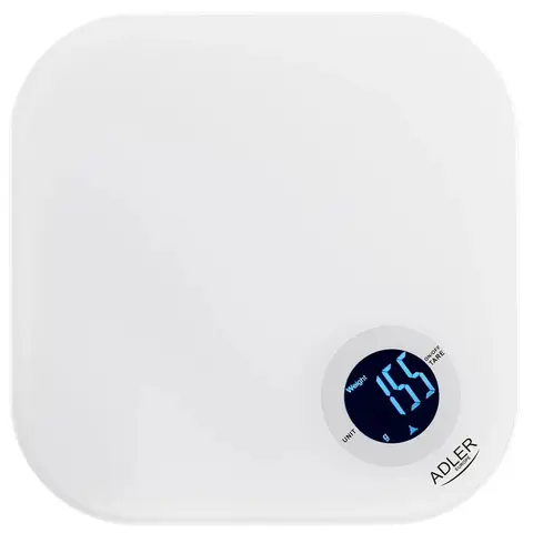 Adler AD 3180 Küchenwaage bis 10 kg LCD Display weiß