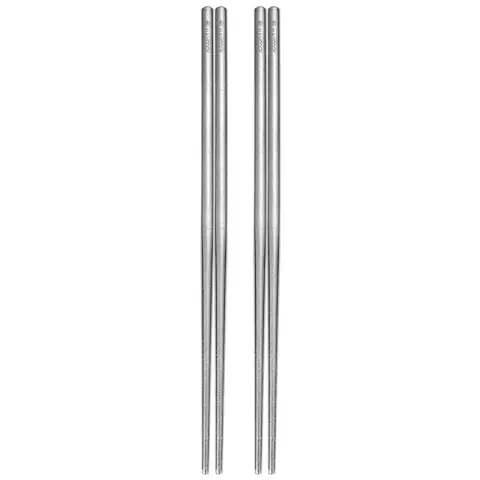 Maxcook Set of 2 Pairs Pure Titanium Anti-Scald Chopsticks MCK9119