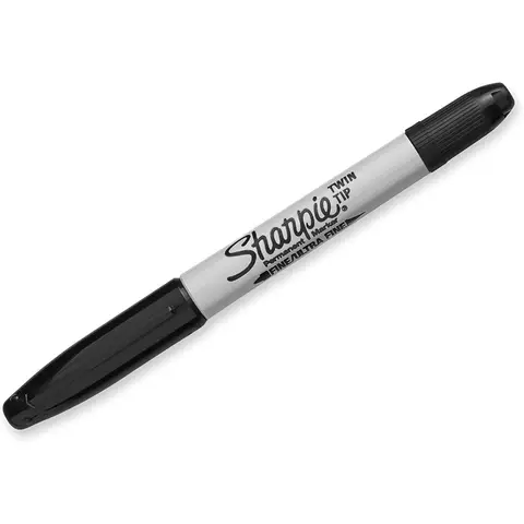 Sharpie Twin Tip Permanent Marker Black