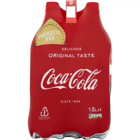 Coca-Cola Original Taste 4 x 1,5 L