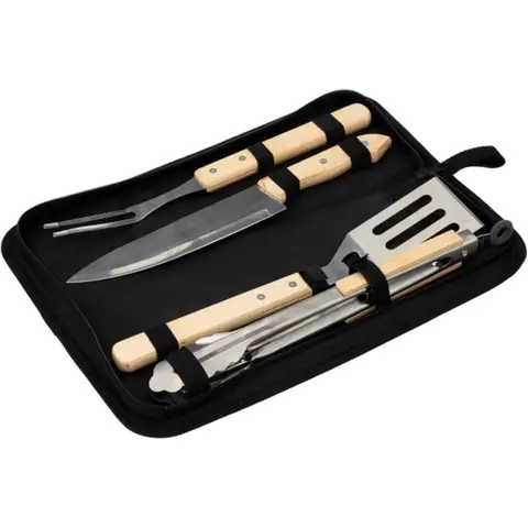 4-delige BBQ-set met Draagtas