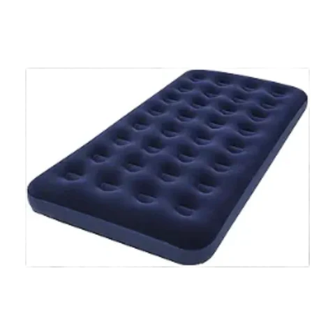 Matelas Gonflable 1 Place Flocké