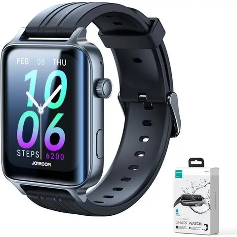 Joyroom Fit-Life JR-FT6 Smartwatch mit Anrufbeantwortungsfunktion / IP68-Schutz - schwarz